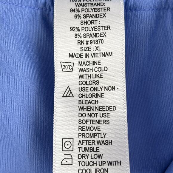 Cypress Club Skort Size XL Blue Pull On Skirt Built In Shorts Lining Stretch - Picture 9 of 9